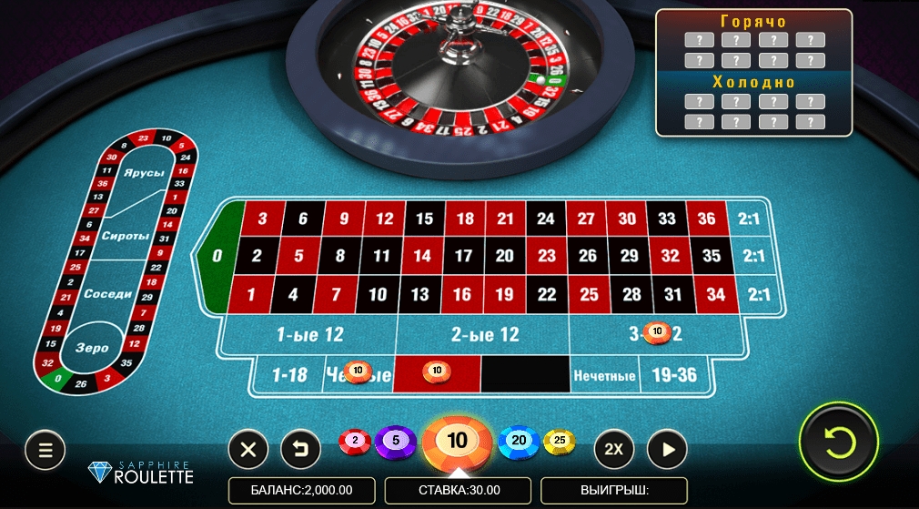 «Sapphire Roulette» — изысканное погружение в мир рулетки на сайте Вулкан казино Платинум